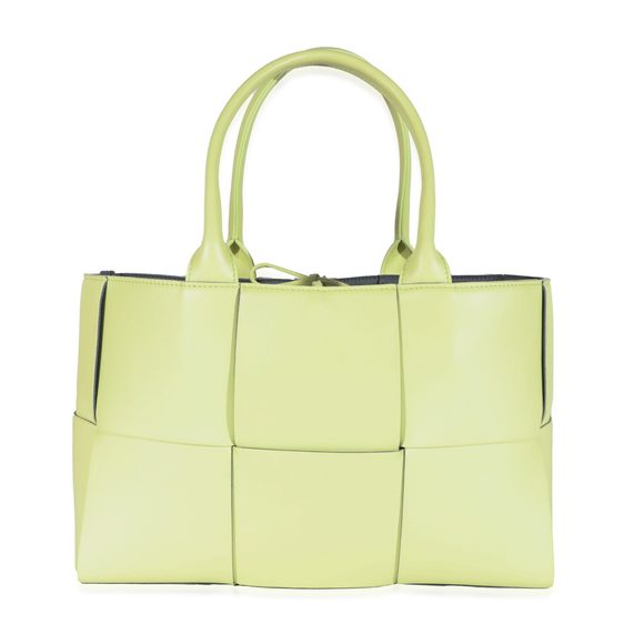 Bottega Veneta Lemon Intrecciato Napa Lambskin Small Arco Tote - Picture 1 of 7